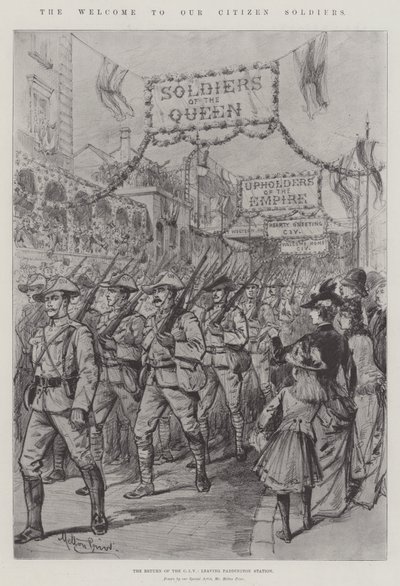 The Welcome to Our Citizen Soldiers by Melton Prior